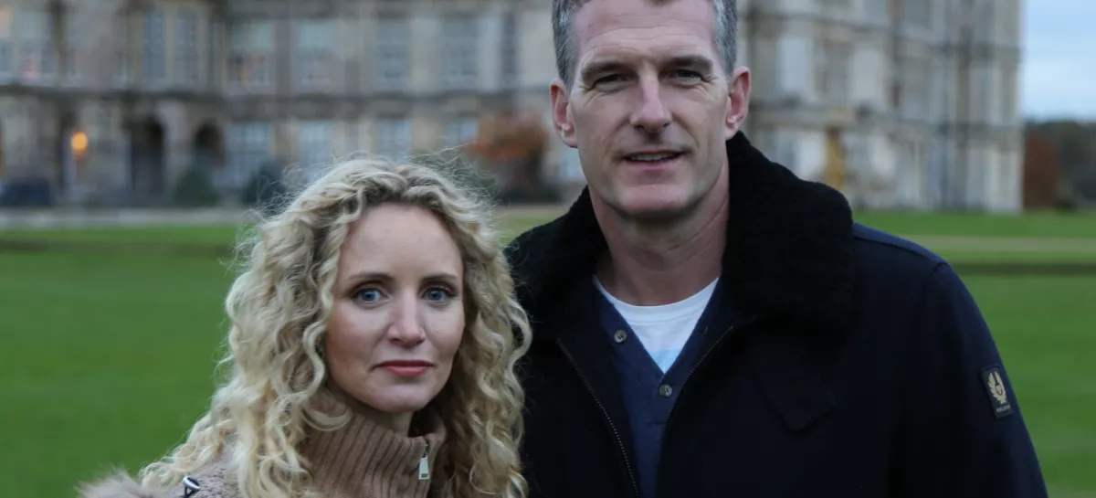 Dan Snow and Suzannah Lipscomb at Burghley House, the main residence of Sir William Cecil. (Hit Networks Limited and Little Dot Studios/Ashley Morris) / Foto: Ashley Morris
