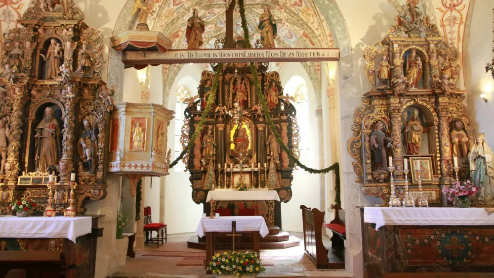 Notranjost cerkve sv. Marjete / Foto: Lidija Peterlin 
