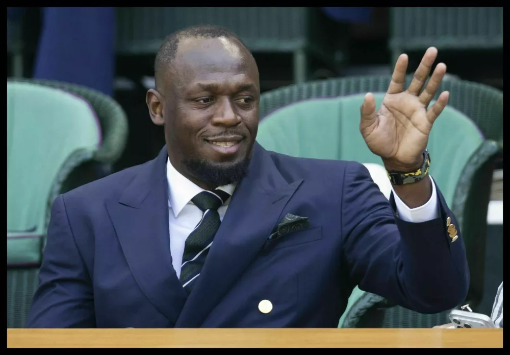 03/07/2026. London, United Kingdom. Usain Bolt arriving in the Royal Box on day five of the Wimbledon Tennis Championships in London. Picture by Stephen Lock / i-Images,Image: 1114176520, License: Rights-managed, Restrictions: FRANCE, UK RIGHTS OUT. End users shall not licence, sell, transmit, or otherwise distribute any photographs represented by eyevine, to any third party. Contact eyevine for more information: Tel: +44 (0) 20 8709 8709 Email: info@eyevine.com, Model Release: no / Foto: Profimedia