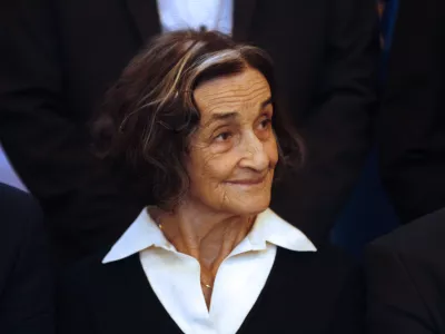 Ivanka Mežan, dobitnica Bor&scaron;tnikovega prstana leta 1995 - 03.02.2015 - Predsednik republike je sprejel prejemnice in prejemnike Bor&scaron;tnikovega prstana - //FOTO: Bojan Velikonja
