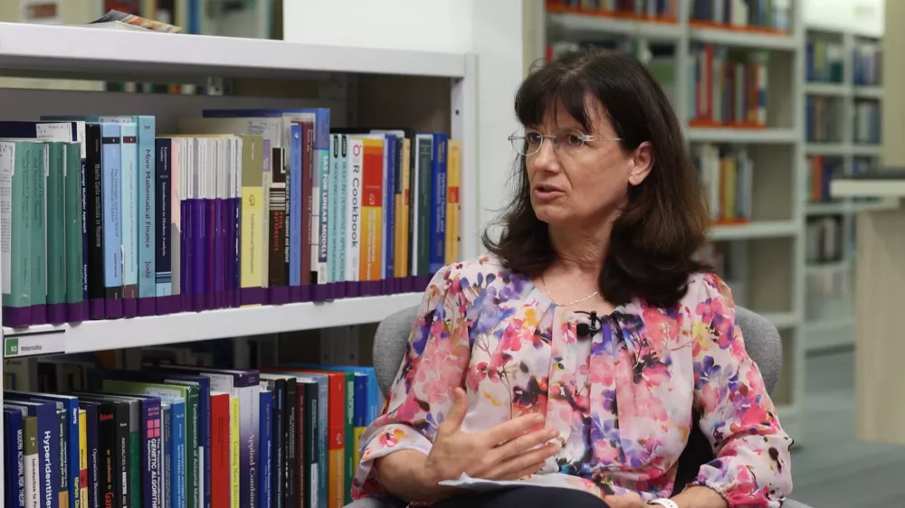 Ljubljana, Ekonomska fakulteta.Redna profesorica na Ekonomski fakulteti UL Andreja Cirman.Foto: STA