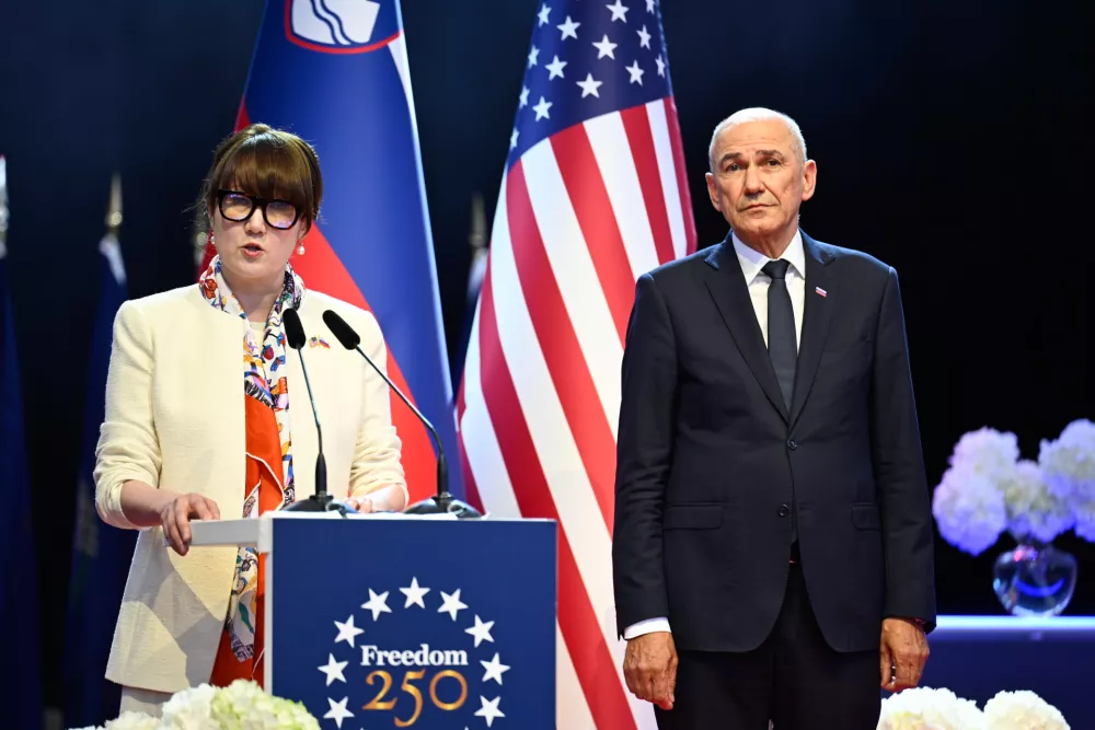 17.06.2026 Sprejem ob 250. ameri&scaron;kem dnevu neodvisnostI - ZDAfoto: Nik Erik Neubauer