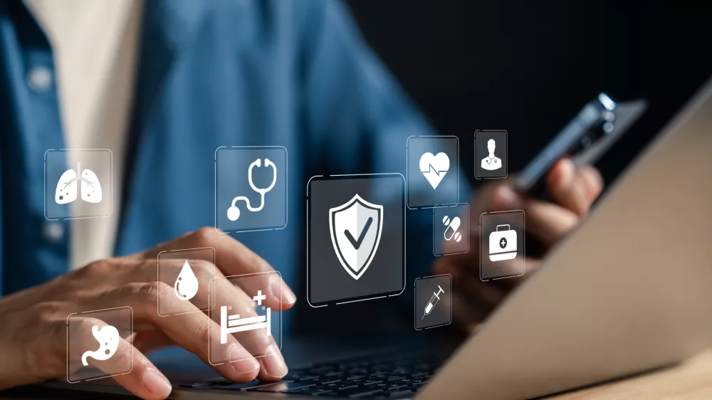 Health care, insurance, medical protection, online system, patient safety, hospital services, claim process, digital healthcare, health technology, secure data, policy coverage, medical plan.