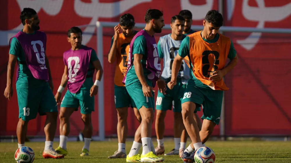 Soccer Football - FIFA World Cup 2026 - Iran Training - Centro Xoloitzcuintle, Tijuana, Mexico - June 16, 2026 Iran's Amirmohammad Razzaghinia during training REUTERS/Victor Medina