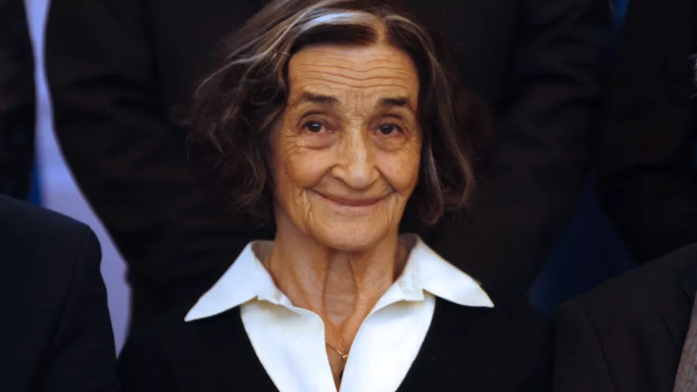 Ivanka Mežan, dobitnica Bor&scaron;tnikovega prstana leta 1995 - 03.02.2015 - Predsednik republike je sprejel prejemnice in prejemnike Bor&scaron;tnikovega prstana - //FOTO: Bojan Velikonja