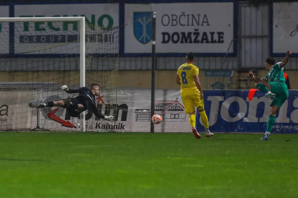 Ga&scaron;per Tratnik- 21.10.2023 &ndash; nogomet - Domžale: Olimpija, Prva liga Telemacha, 13. krog: //FOTO: Bojan Velikonja / Foto: Bojan Velikonja