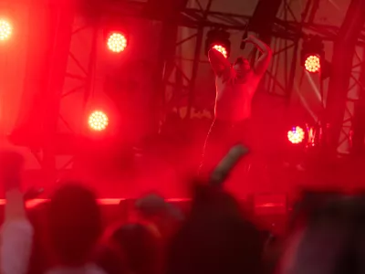 Ljubljana.Koncert zasedbe Joker Out.
