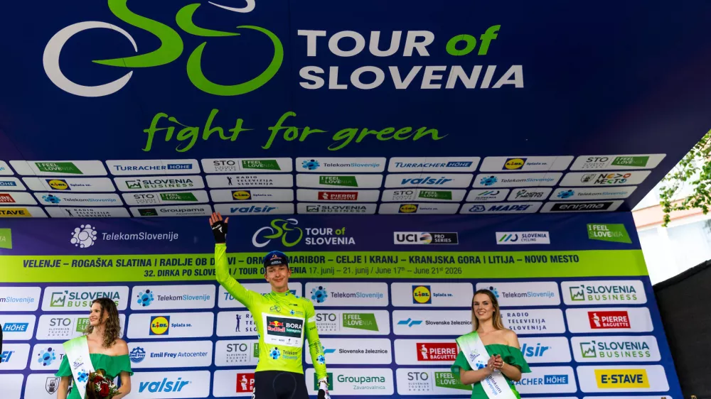 during Stage 4 of 32nd Tour of Slovenia 2026 cycling race from Kranj to Kranjska Gora (184,7 km), on June 20, 2026 in Slovenia. Photo by Matic Klansek Velej / Sportida