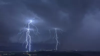 Meteoinfo Slovenija, strela, Kamnik, neurje