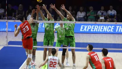 25.6.2026 - odbojka liga narodov - odbojkarska reprezentanca SlovenijeSlovenija - BolgarijaFoto: Luka Cjuha