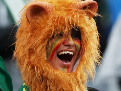 Soccer Football - FIFA World Cup 2026 - Group I - Norway v Senegal - New York/New Jersey Stadium, East Rutherford, New Jersey, U.S. - June 22, 2026 Senegal fans inside the stadium before the match IMAGN IMAGES via Reuters/Vincent Carchietta   TPX IMAGES OF THE DAY / Foto: Vincent Carchietta