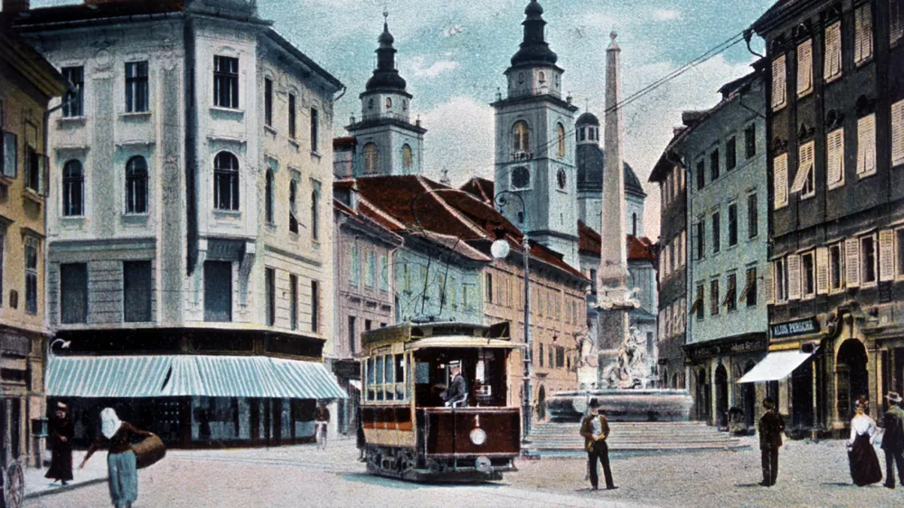 tramvaj v Ljubljani 1910