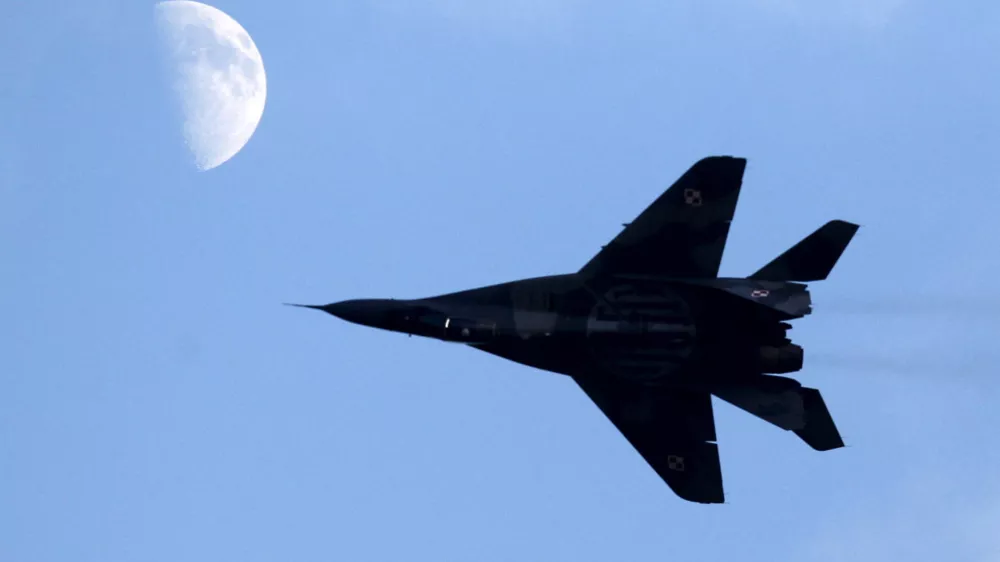Polish Air Force MiG-29 pilot Adrian Rojek performs during the Radom Air Show at an airport in Radom, Poland August 23, 2015. REUTERS/Kacper Pempel
