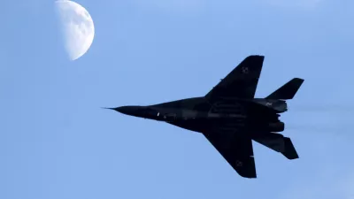 Polish Air Force MiG-29 pilot Adrian Rojek performs during the Radom Air Show at an airport in Radom, Poland August 23, 2015. REUTERS/Kacper Pempel