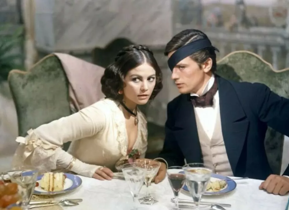 Claudia Cardinale in Alain Delon