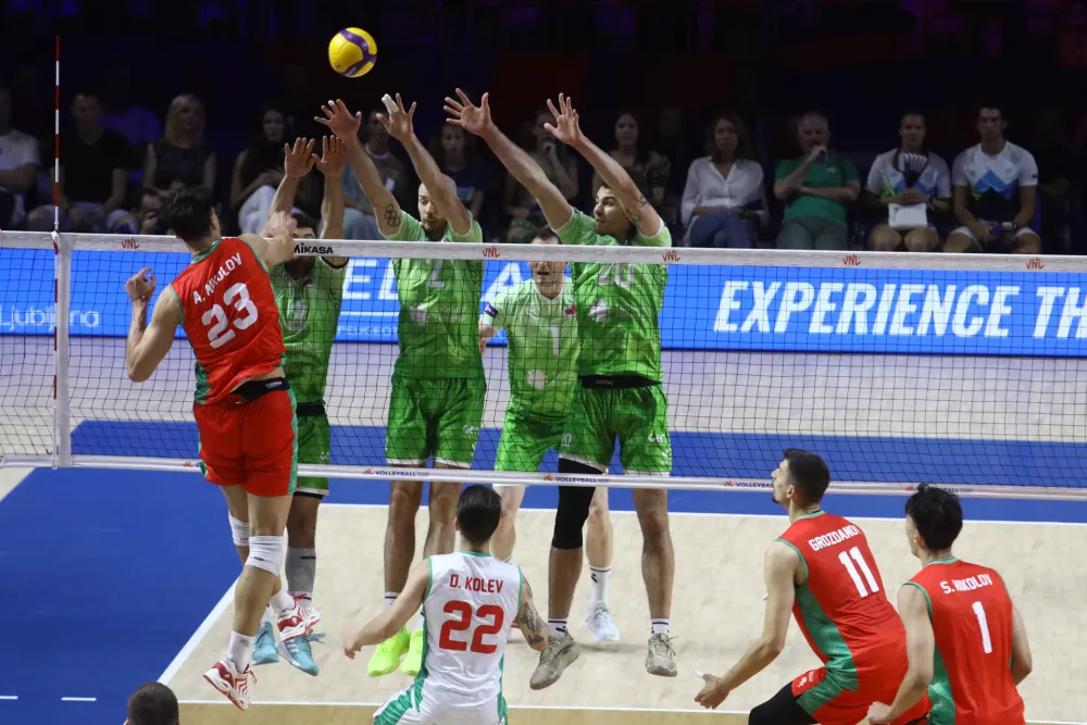 25.6.2026 - odbojka liga narodov - odbojkarska reprezentanca SlovenijeSlovenija - BolgarijaFoto: Luka Cjuha