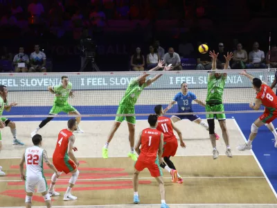 25.6.2026 - odbojka liga narodov - odbojkarska reprezentanca SlovenijeSlovenija - BolgarijaFoto: Luka Cjuha