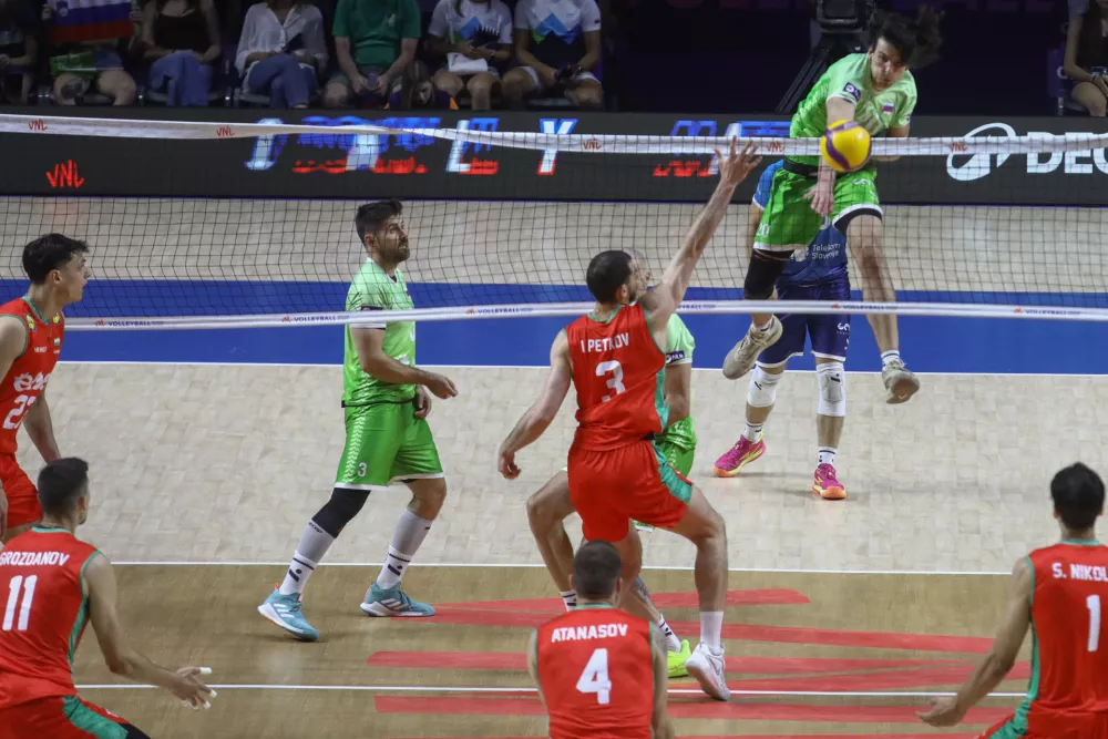 25.6.2026 - odbojka liga narodov - odbojkarska reprezentanca SlovenijeSlovenija - BolgarijaFoto: Luka Cjuha