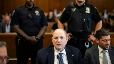 Former Hollywood film producer Harvey Weinstein appears in Manhattan Criminal Court in New York City, U.S., June 25, 2026. Adam Gray/Pool via REUTERS