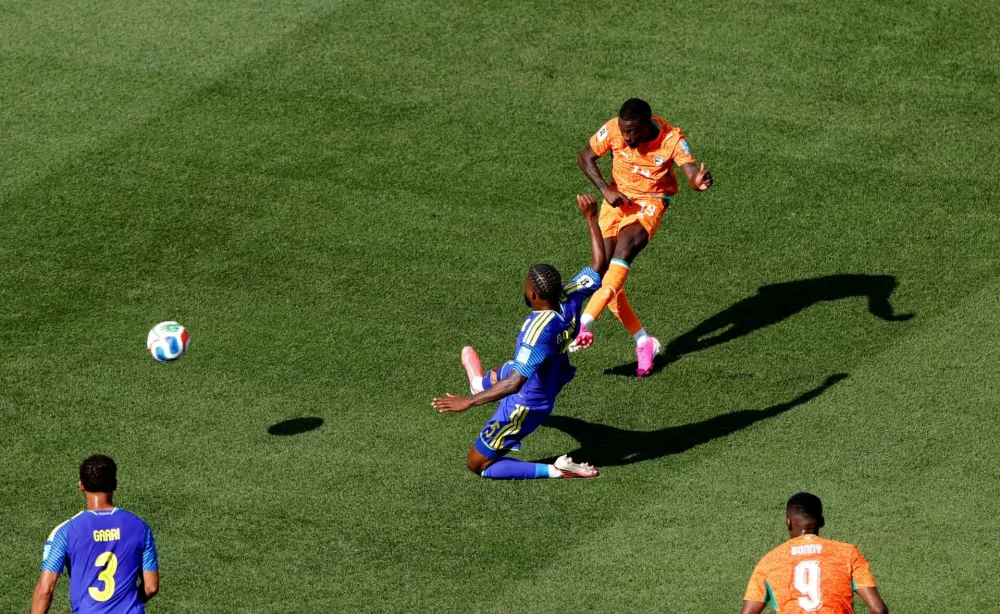 Soccer Football - FIFA World Cup 2026 - Group E - Curacao v Ivory Coast - Philadelphia Stadium, Philadelphia, Pennsylvania, U.S. - June 25, 2026 Ivory Coast's Nicolas Pepe scores their second goal REUTERS/Brian Snyder   TPX IMAGES OF THE DAY