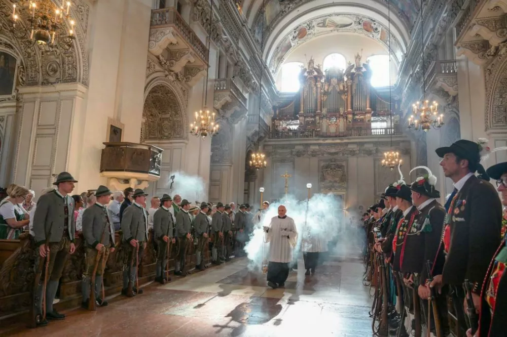 slavnostna ma&scaron;a Salzburg