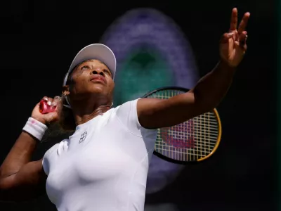 Tennis - Wimbledon - All England Lawn Tennis and Croquet Club, London, Britain - June 27, 2026 Serena Williams of the U.S. during practice ahead of the tournament REUTERS/Andrew Couldridge   TPX IMAGES OF THE DAY