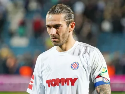Kroatien: Fussball SuperSport 1. HNL - 18.04.2025, 30. Spieltag - NK Varazdin vs. HNK Hajduk Split - Stadion Varteks Varazdin, Kroatien Marko Livaja Hajduk Split *** Croatia Football SuperSport 1 HNL 18 04 2025, Matchday 30 NK Varazdin vs HNK Hajduk Split Stadion Varteks Varazdin, Croatia Marko Livaja Hajduk Split Copyright: xLukaxKolanovicx,Image: 989692151, License: Rights-managed, Restrictions:, Model Release: no