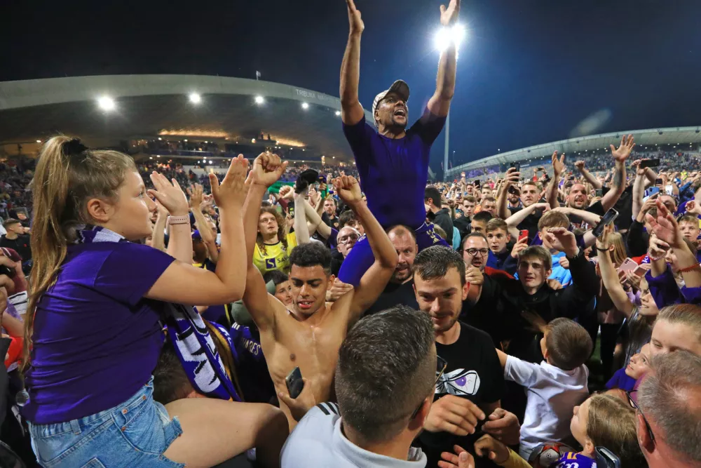 Maribor - Ljudski vrt - &Scaron;port - Nogomet - Maribor - Aluminij - zadnja tekma Marcosa Tavaresa - 9 Marcos Magno Morales Tavares - navijači - Navijači - Avtor: Andrej Petelin&scaron;ek
