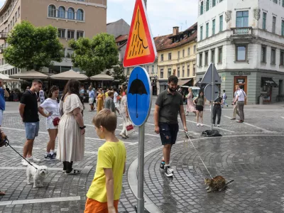 20.06.2025. In&scaron;talacija Zmago Modica Lastno vreme v Ljubljani. Foto: Bojan Velikonja 