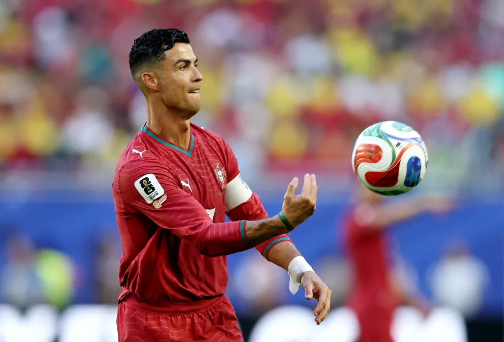 Soccer Football - FIFA World Cup 2026 - Group K - Colombia v Portugal - Miami Stadium, Miami Gardens, Florida, U.S. - June 27, 2026 Portugal's Cristiano Ronaldo REUTERS/Paul Childs