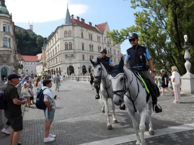24.07.2025 -policija, konji Foto: Tomaž Skale