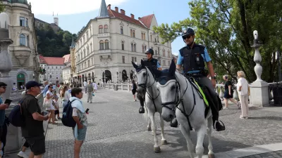 24.07.2025 -policija, konji Foto: Tomaž Skale
