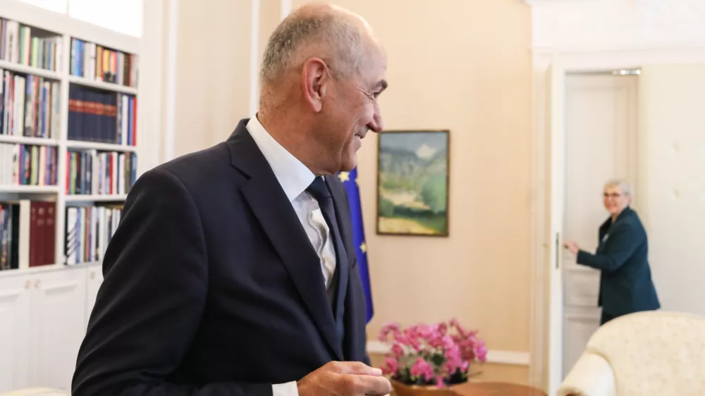 - Janez Ivan Jan&scaron;a, Predsednik Vlade RS,- Nata&scaron;a Pirc Musar, Predsednica RS,- 17.06.2026. Sprejem 16. Vlade Republike Slovenije pri Predsednici Republike Slovenije Nata&scaron;i Pirc Musar.//FOTO: Bojan Velikonja