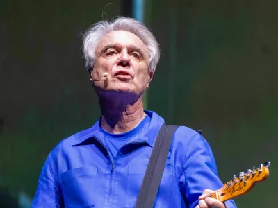 April 18, 2026, Indio, California, USA: DAVID BYRNE during Coachella Valley Music and Arts Festival at Empire Polo Club. (Credit Image: &copy; Daniel DeSlover/ZUMA Press Wire)