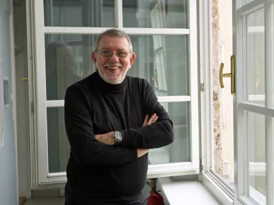 Miha Jazbin&scaron;ek, arhitekt in politik, ljubljanski mestni svetnik - Zeleni Slovenije//FOTO: Tomaž Skale