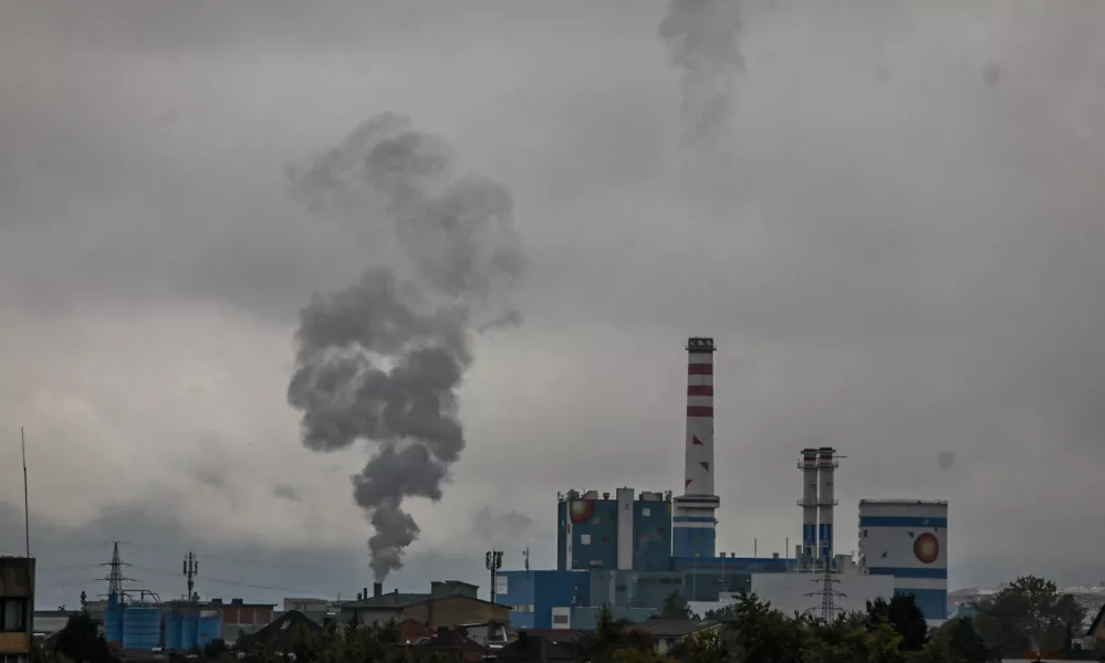 18.10.2024 - Termoelektrarna Toplarna Ljubljana Moste, TE-TOL - Dim - kvaliteta zraka - izpusti CO2FOTO: Luka Cjuha