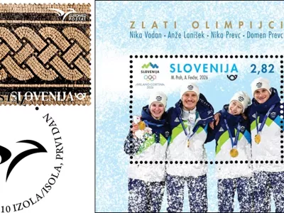 V ponedeljek, 13. julija, izideta dve novi slovenski znamki, ena izmed njiju v bloku.