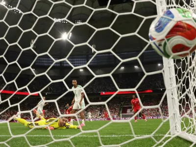Soccer Football - FIFA World Cup 2026 - Round of 32 - Switzerland v Algeria - BC Place, Vancouver, Canada - July 2, 2026 Switzerland's Dan Ndoye scores their second goal REUTERS/Lee Smith