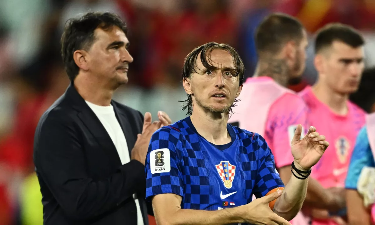 Zlatko Dalić med vrsticami napovedal slovo od hrvaške klopi