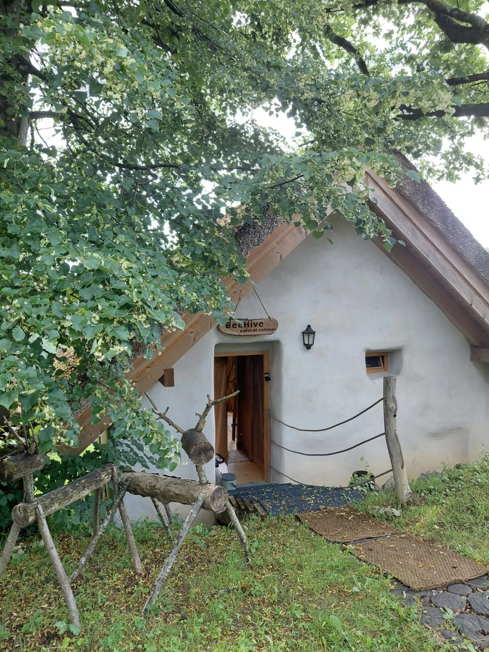 Grič nad jezerom, kjer čebele poskrbijo za dobro počutje