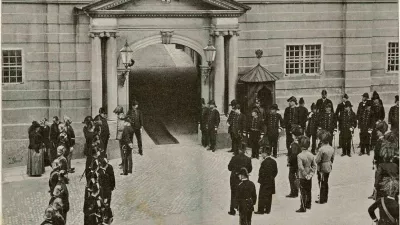  Nj velicanstvo cesar Franc Jozef v Ljubljani dne 7_ vel travna l 1895 / Foto: Nn
