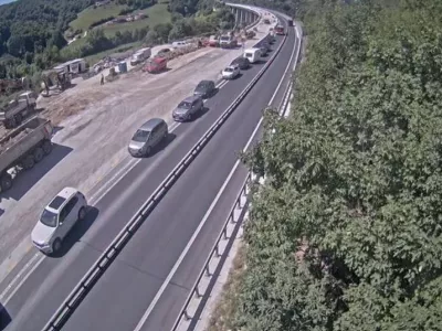 Zastoj pri Slovenskih Konjicah. Vir: promet.si