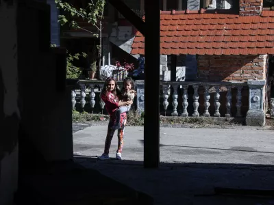 - 28.10.2025 - Romsko naselje Kerinov Grm//FOTO: Jaka Gasar