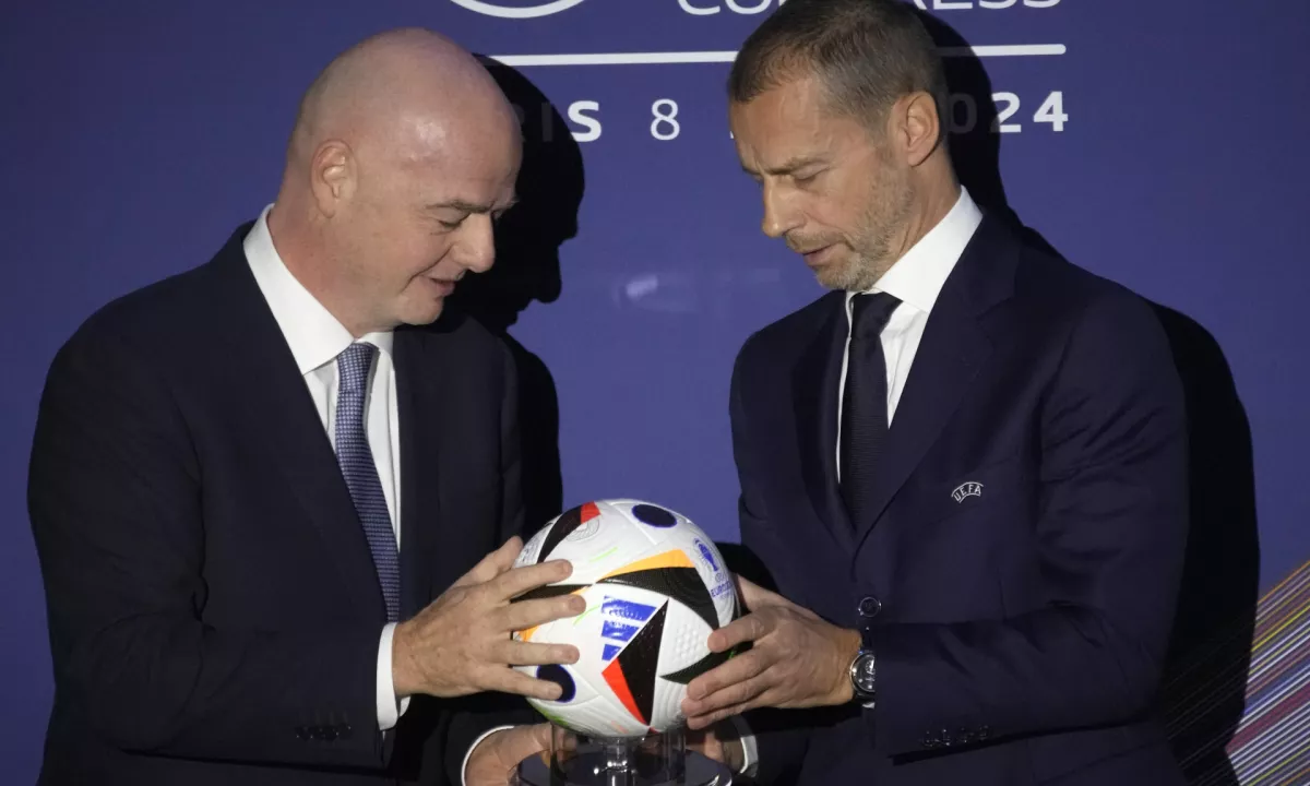 Čeferin in UEFA še nikoli ostreje nad FIFA: »Prestopili ste rdečo linijo«