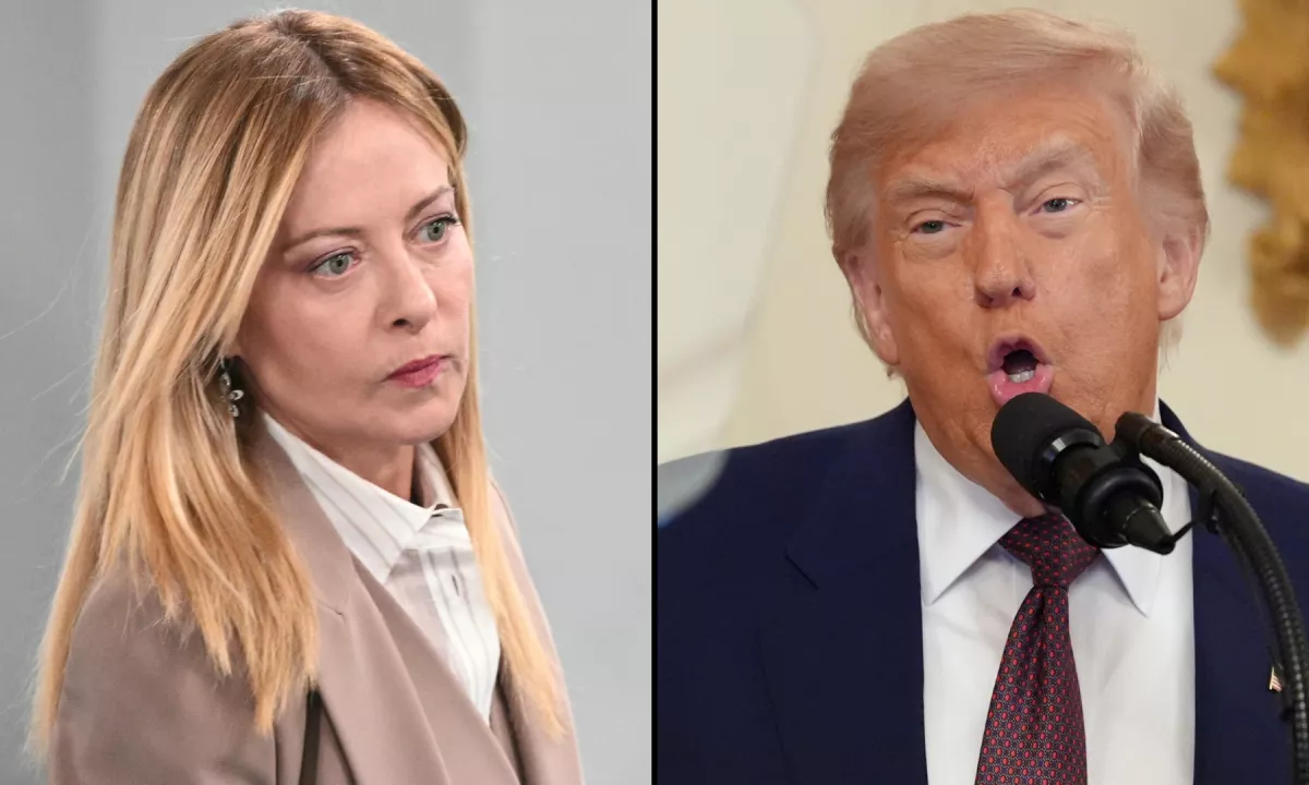 Se je Donald Trump zaljubil v italijansko premierko?