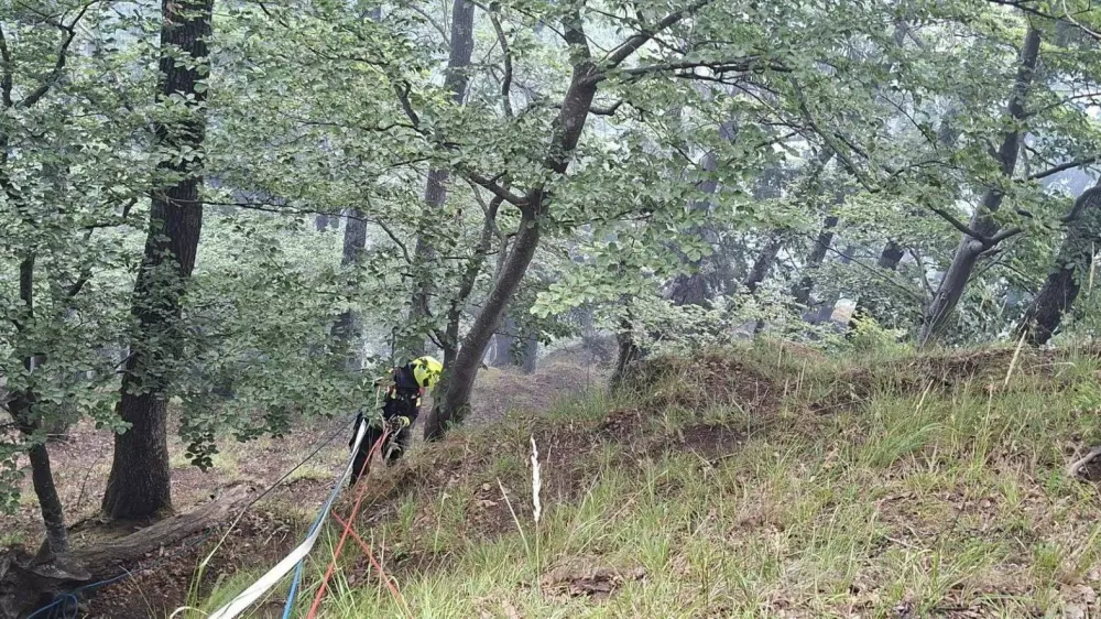 Obiskovalce prosijo, da se območju izogibajo. Foto: PGD Zgornja Bistrica