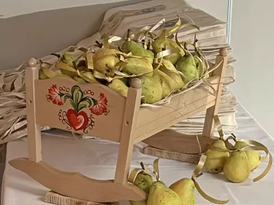 Pionirska je nagrado prejela za projekt Znak zlata hru&scaron;ka (The Golden Pear Quality Badge) ter Moja najljub&scaron;a zlata hru&scaron;ka. Foto: MKL