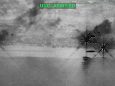 Smoke rises at an unknown location following what U.S. Central Command says is a new wave of strikes against Iran on Tuesday after three tankers were hit by projectiles in the Strait of Hormuz, in this still image taken from video released July 7, 2026.  U.S. Central Command/Handout via REUTERS  THIS IMAGE HAS BEEN SUPPLIED BY A THIRD PARTY. MANDATORY CREDIT. VIDEO MASKED AT SOURCE.   TPX IMAGES OF THE DAY    VERIFICATION: - Location and date could not be verified. - No earlier version of the video found posted online before Tuesday (July 7).