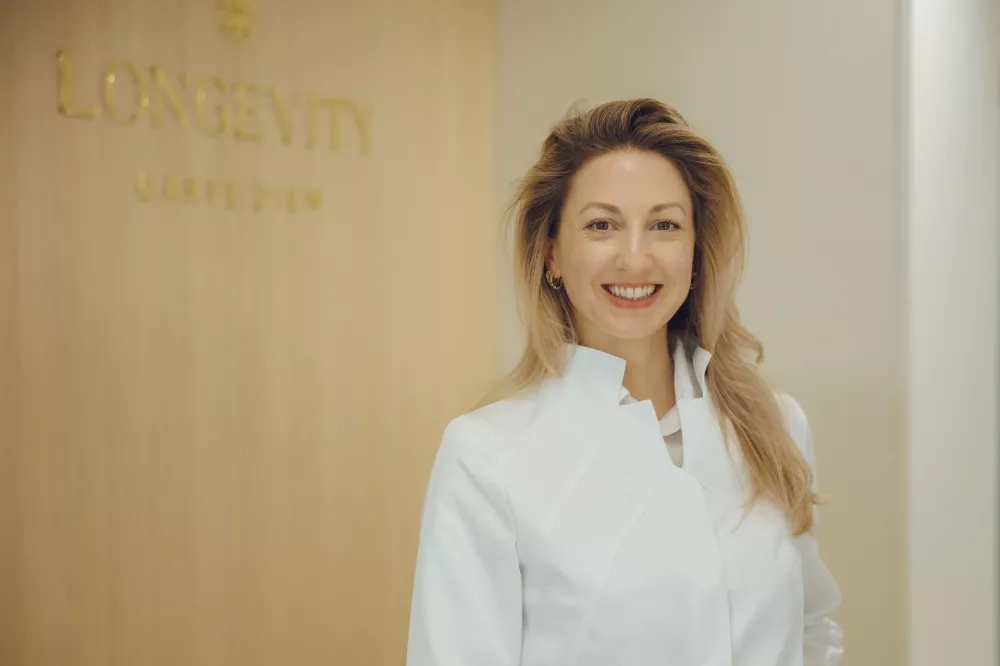 Mirjana Sredojević, specialistka kardiologije in vaskularne medicine, Carpe Diem Longevity, klinika za medicino dolgoživosti / Foto: Marko Delbello Ocepek