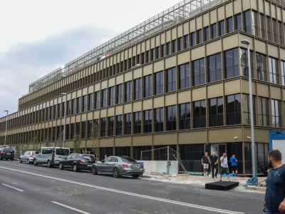 - 14.07.2026. - Gradbi&scaron;če, medicinski kampus, Vrazov trg v Ljubljani.//FOTO: Bojan Velikonja